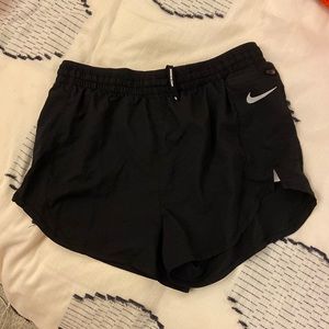 Nike running shorts black size small